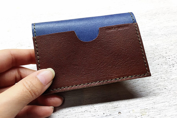 ベーシックな名刺入れ FOLD FLAP CARD CASE // 受注生産 2枚目の画像