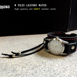 W PILES LEATHER WATCH /MIX【接單製作】 第1張的照片