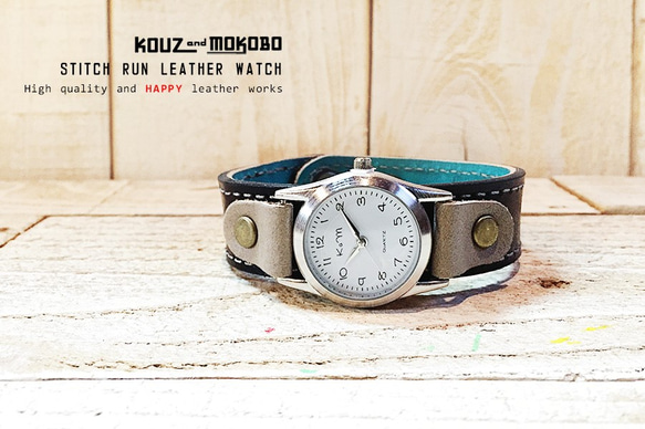 STITCH RUN LEATHER WATCH　手錶 // 接單製作 第1張的照片