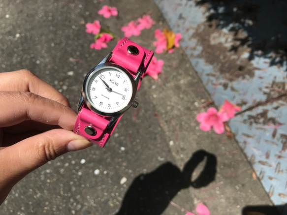 [免運費] 每天都想戴的手錶“Stitch Run Watch” Made to order (SRW-PPP-PS) II 第1張的照片