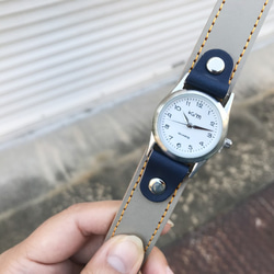 [免費送貨]您想每天佩戴的定製手表“ Stitch Run手錶”（SRW-HGN-YS）II 第2張的照片