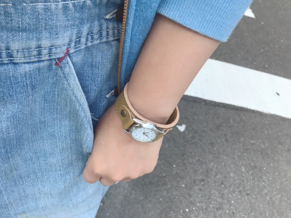 【送料無料】毎日つけていたくなる時計「ステッチラン 腕時計」受注生産（SRW-OOO-OA）Ⅱ