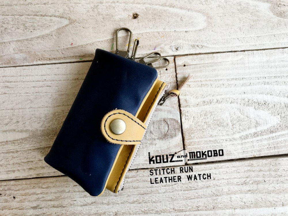 ▲POCKET 鮮やかな黄色がチラリ★「ポケットプランプ キーケース」小銭入れにも（PPK-NYY-N) 5,382円