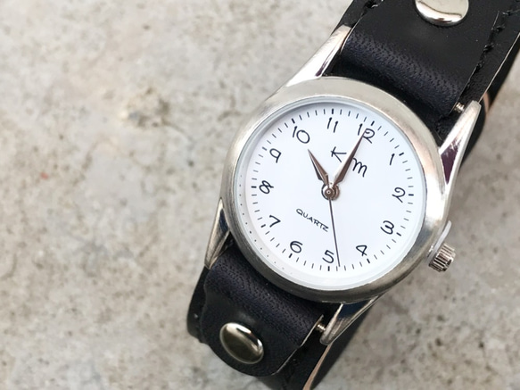 ▲STITCH 贈り物にも選ばれるクールな黒「ステッチラン 腕時計」メンズライク（SRW-KKK-KS）Ⅱ 1枚目の画像