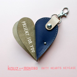 ▲ INITY 點擊和威嚴的外觀。 “Ainity Hearts Key Case”搖搖欲墜！滑動式（INK-NW-H） 第1張的照片