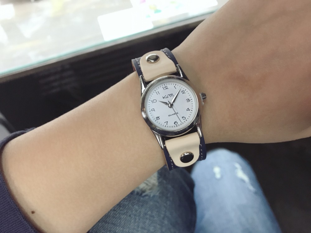 【送料無料】毎日つけていたくなる時計「ステッチラン 腕時計」受注生産（SRW-NRW-HS）Ⅱ