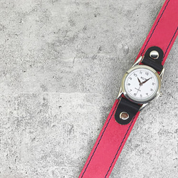 【送料無料】毎日つけていたくなる時計「ステッチラン 腕時計」受注生産（SRW-ROK-NN） 3枚目の画像