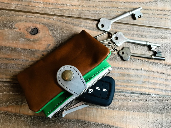 【免費送貨】多功能案例“口袋豐滿/鑰匙包”帶柔和触摸遙控鍵OK！定制（PPK-BGH-H）II 第1張的照片