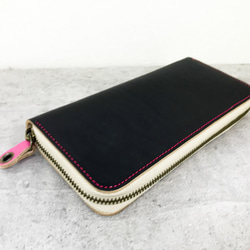 ▲ROUND Simple x Candy Pop“ Round Zip Long Wallet”智能手機也可以！ （RZW-K 第3張的照片