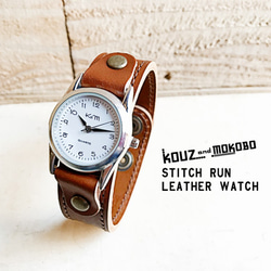 ▲ STITCH 甜牛奶巧克力是杏仁色的“Stitch Run Watch”一鍵拆裝（SRW-BBB-BA） 第1張的照片