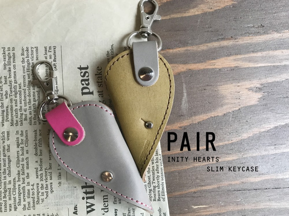 ▲ INITY Cool Face Dusty Heart「Ainity Hearts Pair Key Case」（INK-P 第1張的照片