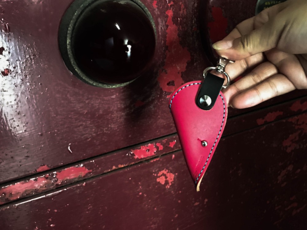 【送料無料】ペアで持てる2つのハート「アイニティーハーツスリムキーケース」受注生産(INK-KR-P*INK-RK-T）