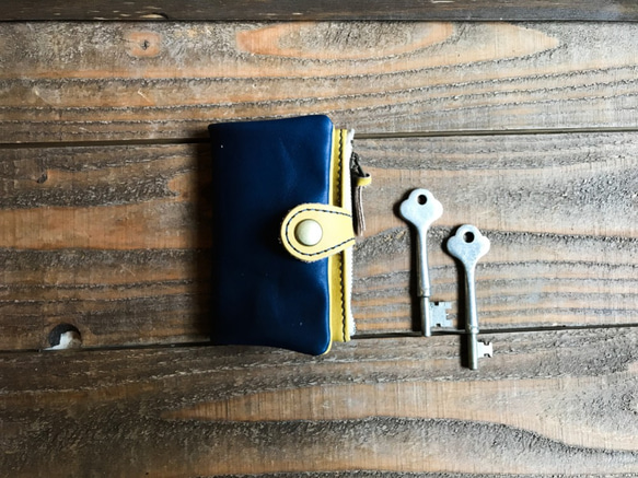 [免費送貨]輕柔的多功能保護套“口袋豐滿/鑰匙保護套”遙控器鑰匙OK！定做（PPK-NYY-N）Ⅱ 第2張的照片