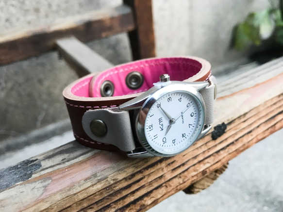 [免運費] 每天都想佩戴的手錶“Stitch Run Watch” Made to order (SRW-BPH-PA) II 第1張的照片