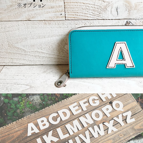 △ROUND お気に入りを作るワッペン付きカラーカスタム「ラウンドジップ  