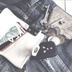 ▲POCKET懷舊的日落是迷彩色的“口袋豐滿鑰匙包”，可以放入卡和硬幣（PPK-CRT-T） 第5張的照片