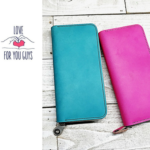 PAIR》仲良しカップルのお財布ペア「ラウンドジップ 長財布