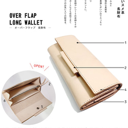 ▲ OVER 帥氣的七色錢包「Overflap long wallet」送禮★（OFW-KGY-PPT-R） 第4張的照片