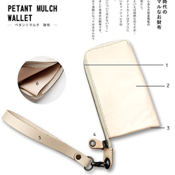 ▲ PETANT 輕巧精緻的成人灰色“Petant Multi Wallet”開/關 OK (PMW-HHHH-H) 第4張的照片