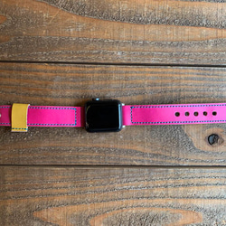 ▲ROUGH Tokimeki Colorful POP♡“ Rough Tag Apple Watch Band”整潔休閒（R 第3張的照片