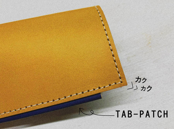 ▲FOLD お仕事もラフに楽しむ私の名刺入れ「フォルドフラップ カードケース」たっぷり収納（FFC-CUSTOM）2 6枚目の画像