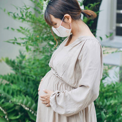 ¥ 500-Maternity mark【孕婦安全立體佈口罩】有機棉柔軟柔軟布 第2張的照片