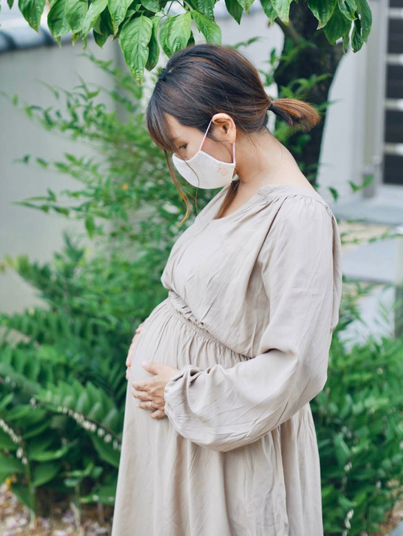 ¥ 500-Maternity mark【孕婦安全立體佈口罩】有機棉柔軟柔軟布 第2張的照片