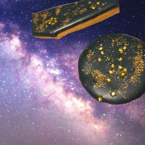 galaxy  cookies (宇宙のアイシングクッキー) 1枚目の画像