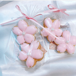 桜のアイシングクッキー10袋#ホワイトデー 2枚目の画像