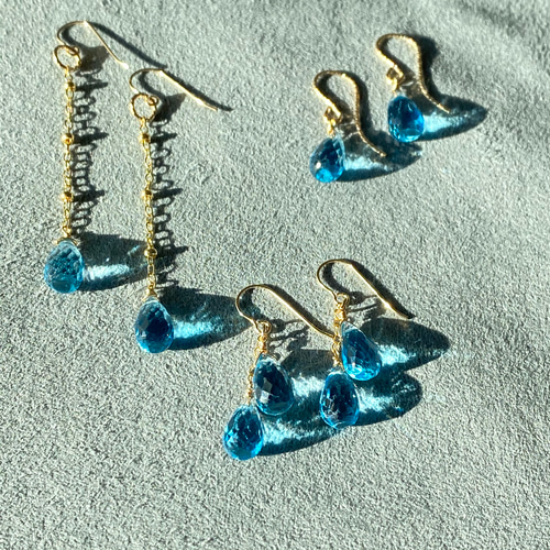 みかづき！ブラックシェル プルメリア ピアス 14kgf みかづき！ブラックシェル プルメリア ピアス 14kgf みかづき