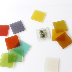 半透明平板建材　200mm×200ｍｍ　ITTEN FRP BOARD　ガラス繊維強化プラスチック製 2枚目の画像