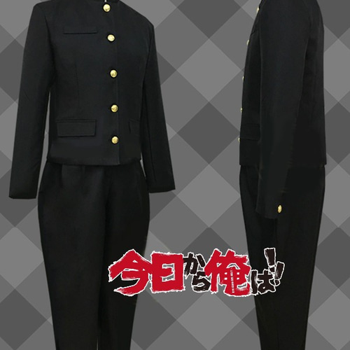 楽天市場】今日から俺は!! 私立軟葉高校制服 三橋貴志☆コスプレ
