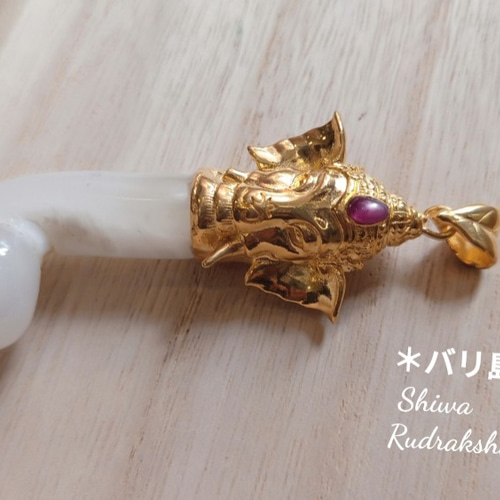 入魂儀式済ケオン】葉っぱのバチカン♥ガネーシャ☆ペンダント