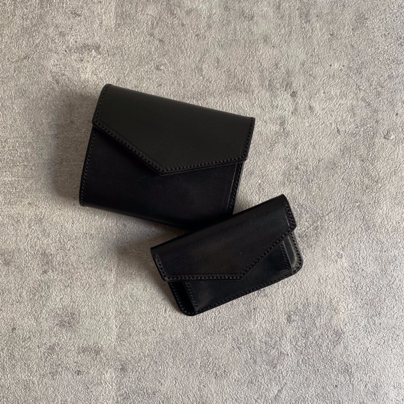 コインケース取り外し式 お札が折れないコンパクト財布 ブラック 8枚目の画像