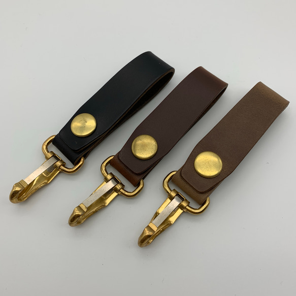 オーダー品　No.55ベルト　ミッスーリ　North&Judd デッドストック デッドストック North&Juddパーツ使用 ベルトループ付キーホルダー K2
