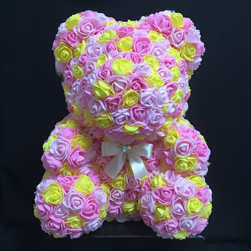 特大　薔薇　バラ　ローズ　テディベア　クマ 特大薔薇バラローズテディベアクマ