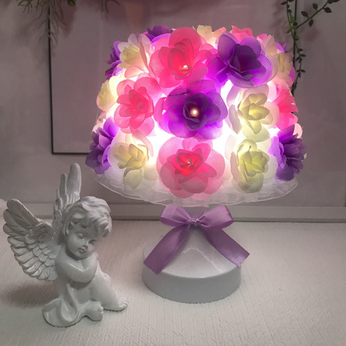 フラワーランプ お花 ライト 間接照明 充電式 コードレス テーブル