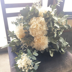 White hydrangea bouquet〜ホワイトあじさいのブーケ 6枚目の画像