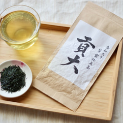 夏ギフトに！芽重型の高級緑茶「貢大・萌・碧」&茶こし付き耐熱ガラスボトルのギフトボックス！ 9枚目の画像