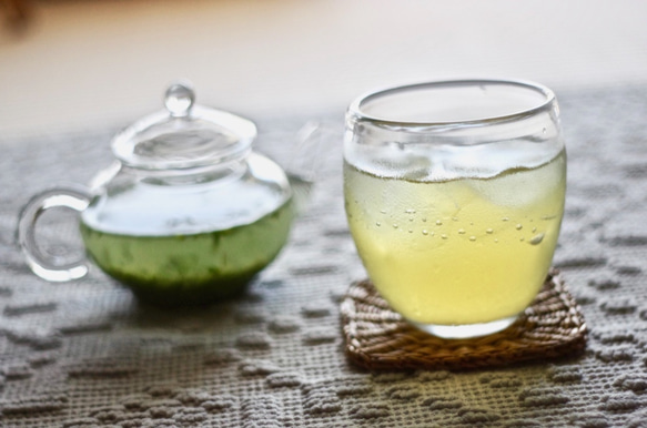 夏ギフトに!緑茶「和」200g &「和紅茶」リーフ50g＆フィルタインボトルのギフトセット 3枚目の画像