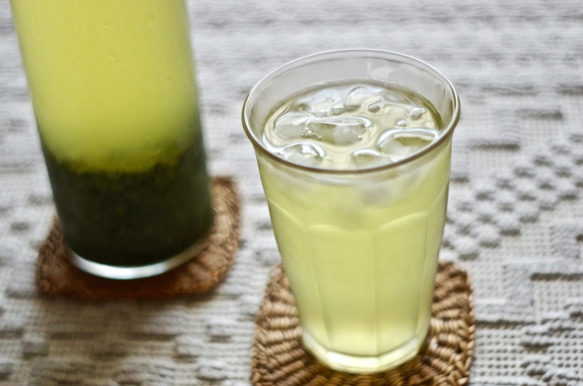 プレゼントに！☆緑茶「碧・睦・和」&茶こし付き耐熱ガラスボトルのギフトセット 7枚目の画像