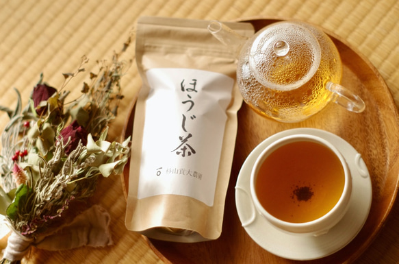 夏ギフトに！緑茶「和」200g &「ほうじ茶50g」＆フィルタインボトルのギフトセット 3枚目の画像