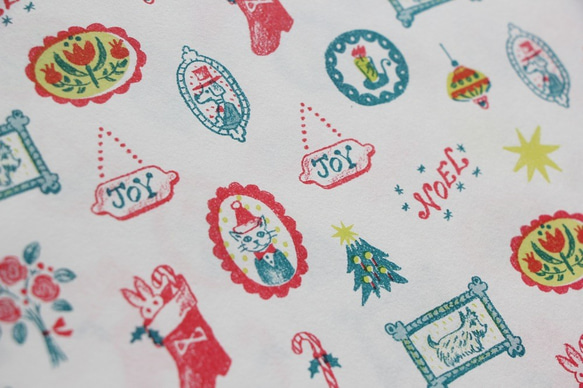 クリスマスラッピングペーパー　A3サイズ4枚 2枚目の画像