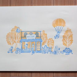 ＊送料込み＊複数ご注文で1枚サービス！紙のブックカバー　ピンク　2枚入り 6枚目の画像