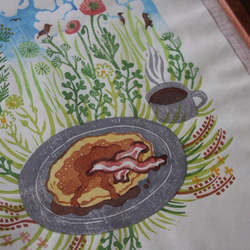 多色木版画　大草原とパンケーキ　「大草原の小さな家」から 5枚目の画像