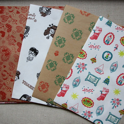プチギフト用紙袋おまかせ5柄5枚入り　サイズ約縦19.5cm×横13.5cm 1枚目の画像