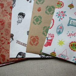 プチギフト用紙袋おまかせ5柄5枚入り　サイズ約縦19.5cm×横13.5cm 2枚目の画像