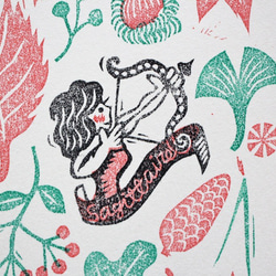 クリスマスデザイン＊星座バースデーカード　射手座　11月23日〜12月21日 4枚目の画像