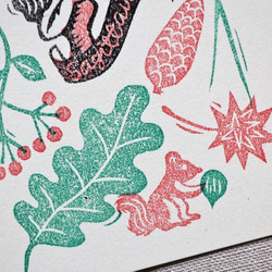 クリスマスデザイン＊星座バースデーカード　射手座　11月23日〜12月21日 5枚目の画像