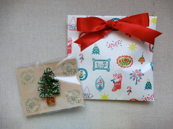 ＊送料込み＊クリスマスデザインの紙袋　5枚組 2枚目の画像